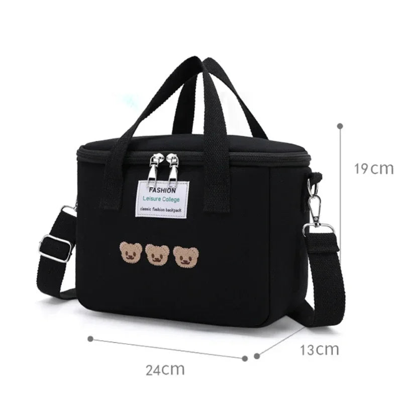 Sac bébé isotherme noir