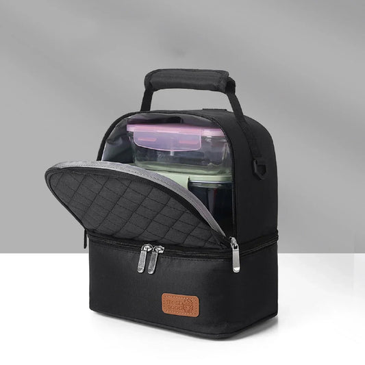 Sac à dos bébé isotherme noir - Noir / 11L