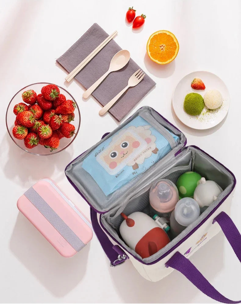 Sac bébé isotherme violet