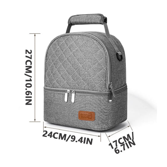 Sac à dos bébé isotherme gris - Gris / 11L