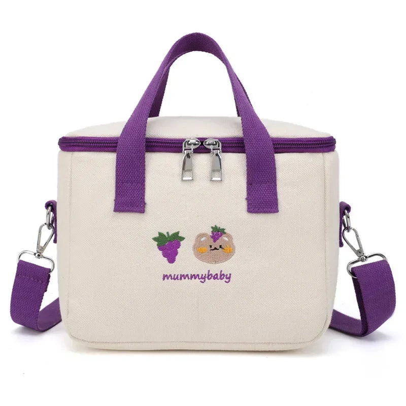 Sac bébé isotherme violet