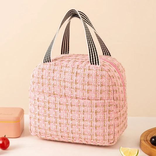 Sac repas isotherme rose - Rose