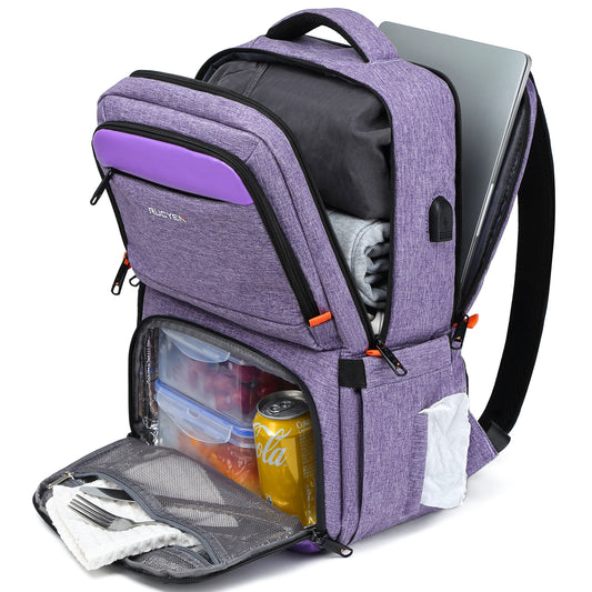Sac à dos violet à poche isotherme 20L - Violet / France
