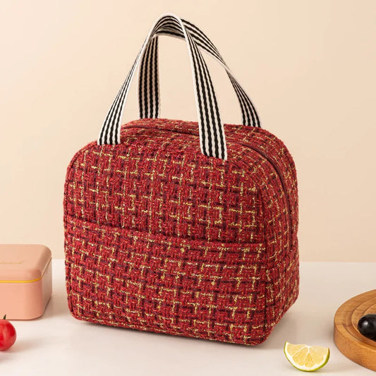 Sac repas isotherme rouge - Rouge
